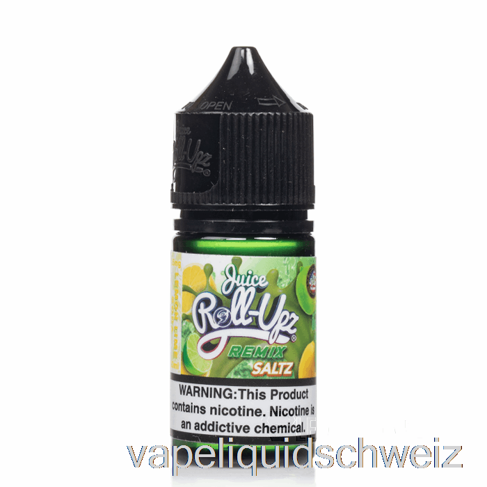 Zitronenlimonade – Juice Roll Upz Remix Salts – 30 Ml 50 Mg Vape Ohne Nikotin